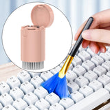 Maxbell Multifunctional Cleaner Kits Keyboard Cleaning Kits for Laptop Camera Earbud pink