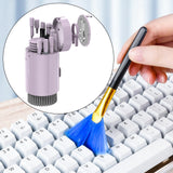 Maxbell Multifunctional Cleaner Kits Keyboard Cleaning Kits for Laptop Camera Earbud violet
