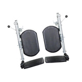 Maxbell 2x Footrest for Wheelchairs Right and Left Sturdy Wheelchair Accessories Set