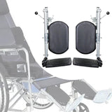 Maxbell 2x Footrest for Wheelchairs Right and Left Sturdy Wheelchair Accessories Set