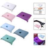 Maxbell Cotton Massage Table Face Hole Towel with Face Breath Hole for SPA Bed Table White
