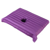 Maxbell Cotton Massage Table Face Hole Towel with Face Breath Hole for SPA Bed Table Violet