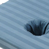 Maxbell Cotton Massage Table Face Hole Towel with Face Breath Hole for SPA Bed Table Blue