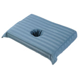 Maxbell Cotton Massage Table Face Hole Towel with Face Breath Hole for SPA Bed Table Blue