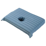 Maxbell Cotton Massage Table Face Hole Towel with Face Breath Hole for SPA Bed Table Blue