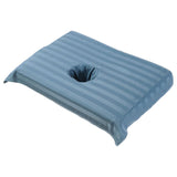 Maxbell Cotton Massage Table Face Hole Towel with Face Breath Hole for SPA Bed Table Blue