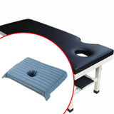 Maxbell Cotton Massage Table Face Hole Towel with Face Breath Hole for SPA Bed Table Blue