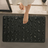 Maxbell Foot Massage Pad Lightweight Acupressure Mat for Drawing Room Home Household black