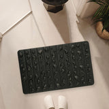 Maxbell Foot Massage Pad Lightweight Acupressure Mat for Drawing Room Home Household black