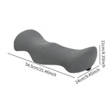 Maxbell Lumbar Support Pillow for Bed Back Pillow for Car Seat Office Chair gray