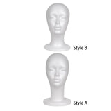 Maxbell Foam Mannequin Head Wigs Display Model for Stylist Clothing Stores Salon style A