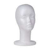 Maxbell Foam Mannequin Head Wigs Display Model for Stylist Clothing Stores Salon style A