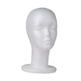 Maxbell Foam Mannequin Head Wigs Display Model for Stylist Clothing Stores Salon style A