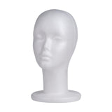 Maxbell Foam Mannequin Head Wigs Display Model for Stylist Clothing Stores Salon style A