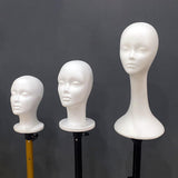 Maxbell Foam Mannequin Head Wigs Display Model for Stylist Clothing Stores Salon style A