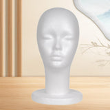 Maxbell Foam Mannequin Head Wigs Display Model for Stylist Clothing Stores Salon style A