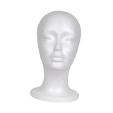 Maxbell Foam Mannequin Head Wigs Display Model for Stylist Clothing Stores Salon style B