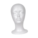 Maxbell Foam Mannequin Head Wigs Display Model for Stylist Clothing Stores Salon style B