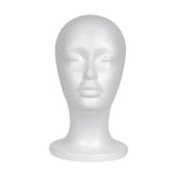 Maxbell Foam Mannequin Head Wigs Display Model for Stylist Clothing Stores Salon style B