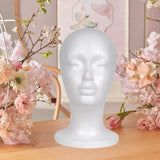 Maxbell Foam Mannequin Head Wigs Display Model for Stylist Clothing Stores Salon style B