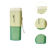 Maxbell Toothbrush Holder Portable Modern Rinse Mouthwash Cup for Hotel Home Outdoor Green