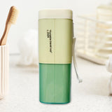 Maxbell Toothbrush Holder Portable Modern Rinse Mouthwash Cup for Hotel Home Outdoor Green