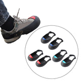 Maxbell 2 Pieces Overshoes Cover Rubber Anti Kick Shoe Covers Toe Safety Shoe Covers S