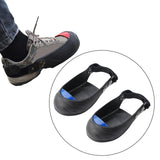 Maxbell 2 Pieces Overshoes Cover Rubber Anti Kick Shoe Covers Toe Safety Shoe Covers S