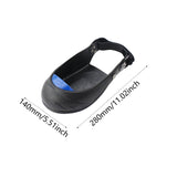 Maxbell 2 Pieces Overshoes Cover Rubber Anti Kick Shoe Covers Toe Safety Shoe Covers S