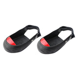 Maxbell 2 Pieces Overshoes Cover Rubber Anti Kick Shoe Covers Toe Safety Shoe Covers M