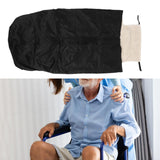 Maxbell Wheelchair Blanket Weatherproof with Zipper for Elder Winter Wheelchair Wrap