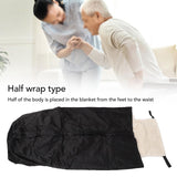 Maxbell Wheelchair Blanket Weatherproof with Zipper for Elder Winter Wheelchair Wrap