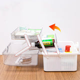 Maxbell Home Medicine Box Large Capacity First Aid Kits for Arts Crafts Cosmetic Car