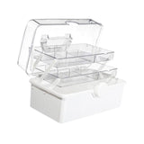 Maxbell Home Medicine Box Large Capacity First Aid Kits for Arts Crafts Cosmetic Car