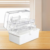 Maxbell Home Medicine Box Large Capacity First Aid Kits for Arts Crafts Cosmetic Car