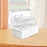 Maxbell Home Medicine Box Large Capacity First Aid Kits for Arts Crafts Cosmetic Car
