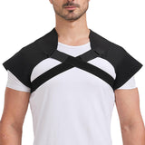 Maxbell Shoulder Wrap Protector Adjustable for Men Women Breathable Shoulder Support