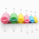 Maxbell 10 Pieces Hairs Rollers Twist for Long Medium Short Hair Thick Fine Thin Hair