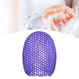 Maxbell Honeycomb Cleaning Bath Gloves Bath Washcloth Scrubber Reusable Scrub Gloves purple