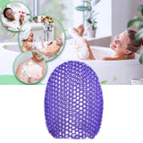 Maxbell Honeycomb Cleaning Bath Gloves Bath Washcloth Scrubber Reusable Scrub Gloves purple