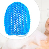 Maxbell Honeycomb Cleaning Bath Gloves Bath Washcloth Scrubber Reusable Scrub Gloves blue