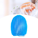 Maxbell Honeycomb Cleaning Bath Gloves Bath Washcloth Scrubber Reusable Scrub Gloves blue