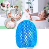 Maxbell Honeycomb Cleaning Bath Gloves Bath Washcloth Scrubber Reusable Scrub Gloves blue