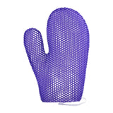 Maxbell Honeycomb Cleaning Bath Gloves Bath Washcloth Scrubber Reusable Scrub Gloves purple Figure