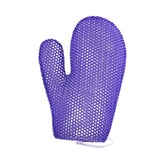 Maxbell Honeycomb Cleaning Bath Gloves Bath Washcloth Scrubber Reusable Scrub Gloves purple Figure