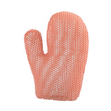 Maxbell Honeycomb Cleaning Bath Gloves Bath Washcloth Scrubber Reusable Scrub Gloves pink Figure