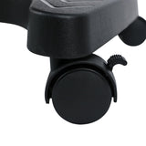Maxbell Salon Trolley with Wheels Space Saving Auxiliary Beauty Shop Equipment Black