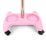 Maxbell Salon Trolley Multifunctional Organizer Storage Tray Auxiliary Vertical Pink
