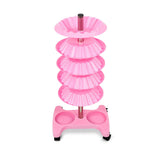 Maxbell Salon Trolley Multifunctional Organizer Storage Tray Auxiliary Vertical Pink