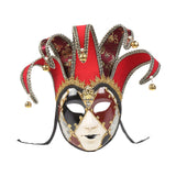 Maxbell Mardi Gras Mask Carnival Mask Prom Mask Stage Performance Costume Props Red